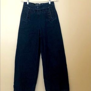Vintage Ralph Lauren Sailor Wide Leg Jeans